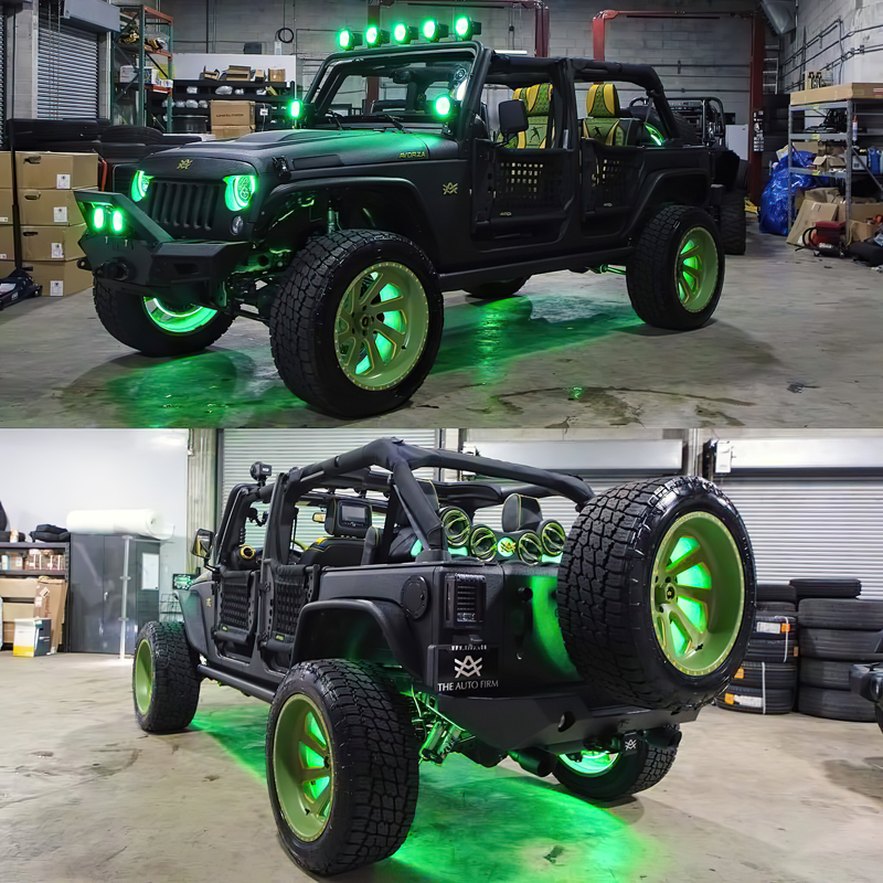 Oracle | ORACLE Lighting 7in High Powered LED Headlights - Black Bezel - Wrangler (JK) 3.6L / 3.8L 2007-2018