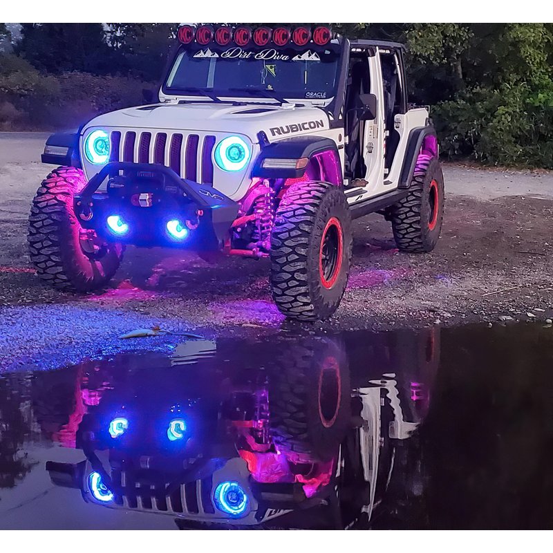 Oracle | Bluetooth ColorSHIFT Underbody Rock Light Kit, 8 PCS