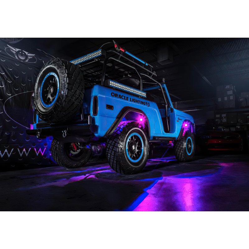 Oracle | ColorSHIFT Underbody Rock Light Kit, Bluetooth + RF, 8 PCS