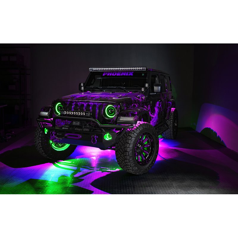 Oracle | Oculus ColorSHIFT Bi-LED Projector Headlights, ColorSHIFT 2.0 - Gladiator / Wrangler (4xe) / Wrangler (JL) 2018-2024