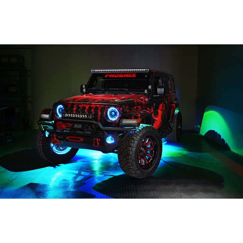 Oracle | Oculus ColorSHIFT Bi-LED Projector Headlights, ColorSHIFT 2.0 - Gladiator / Wrangler (4xe) / Wrangler (JL) 2018-2024