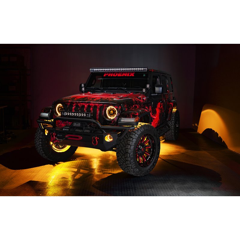 Oracle | Oculus ColorSHIFT Bi-LED Projector Headlights, ColorSHIFT 2.0 - Gladiator / Wrangler (4xe) / Wrangler (JL) 2018-2024