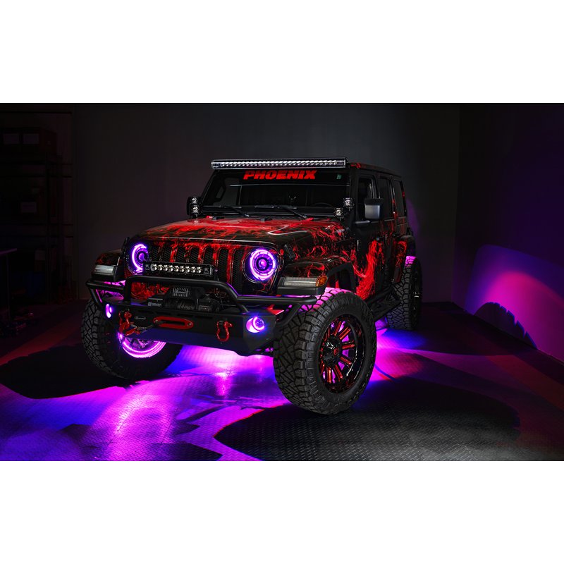 Oracle | Oculus ColorSHIFT Bi-LED Projector Headlights, ColorSHIFT 2.0 - Gladiator / Wrangler (4xe) / Wrangler (JL) 2018-2024