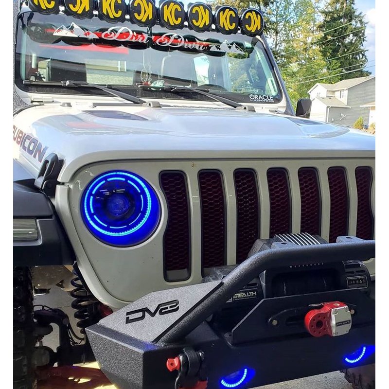 Oracle | Oculus ColorSHIFT Bi-LED Projector Headlights, ColorSHIFT 2.0 - Gladiator / Wrangler (4xe) / Wrangler (JL) 2018-2024