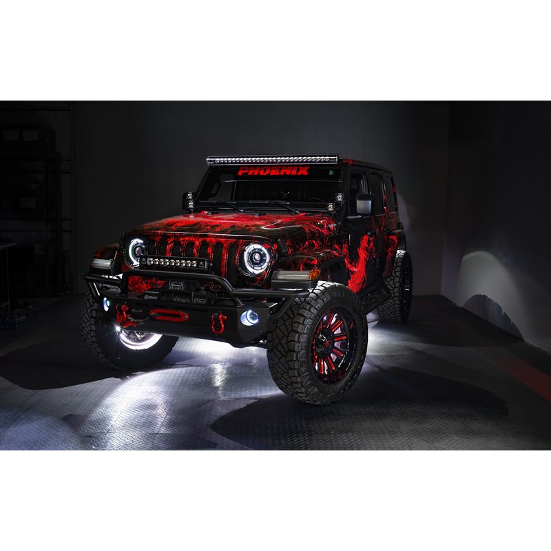 Oracle | High Performance Fog Lights, Dynamic ColorSHIFT - Gladiator / Wrangler (4xe) / Wrangler (JK) / Wrangler (JL) 2007-2024