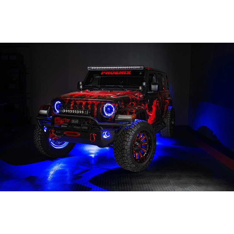 Oracle | High Performance Fog Lights, Dynamic ColorSHIFT - Gladiator / Wrangler (4xe) / Wrangler (JK) / Wrangler (JL) 2007-2024