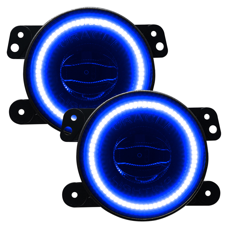 Oracle | High Performance Fog Lights, Dynamic ColorSHIFT - Gladiator / Wrangler (4xe) / Wrangler (JK) / Wrangler (JL) 2007-2024