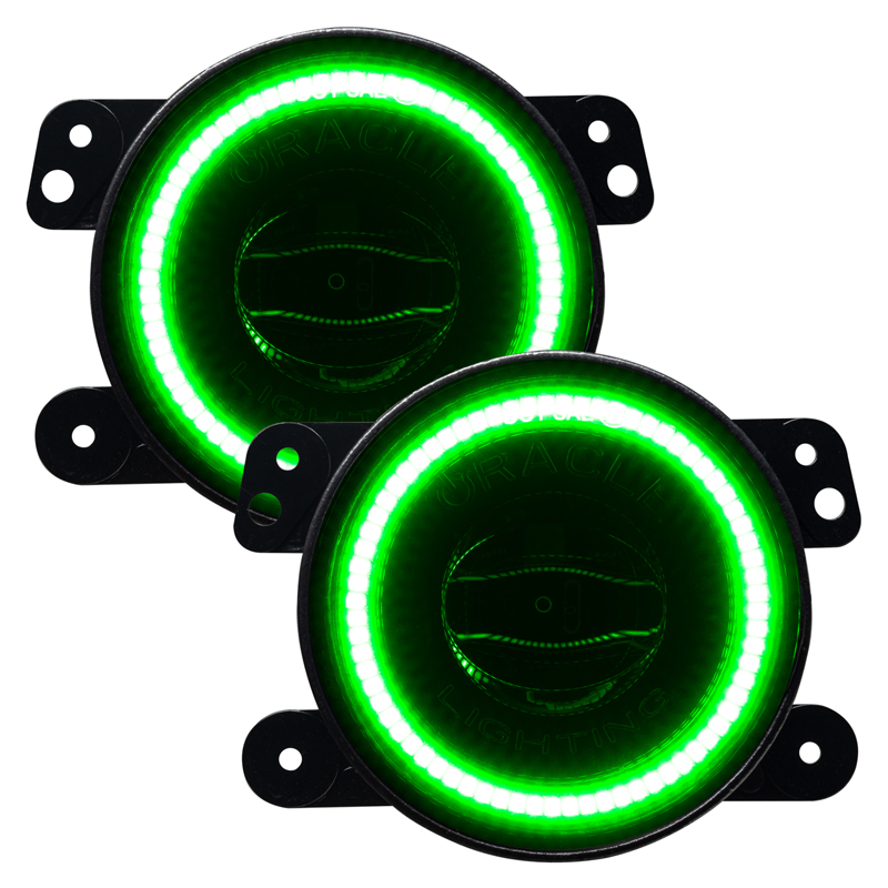 Oracle | High Performance Fog Lights, Dynamic ColorSHIFT - Gladiator / Wrangler (4xe) / Wrangler (JK) / Wrangler (JL) 2007-2024