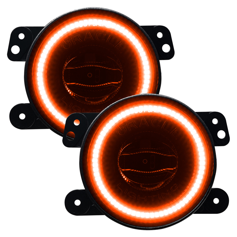 Oracle | High Performance Fog Lights, Dynamic ColorSHIFT - Gladiator / Wrangler (4xe) / Wrangler (JK) / Wrangler (JL) 2007-2024