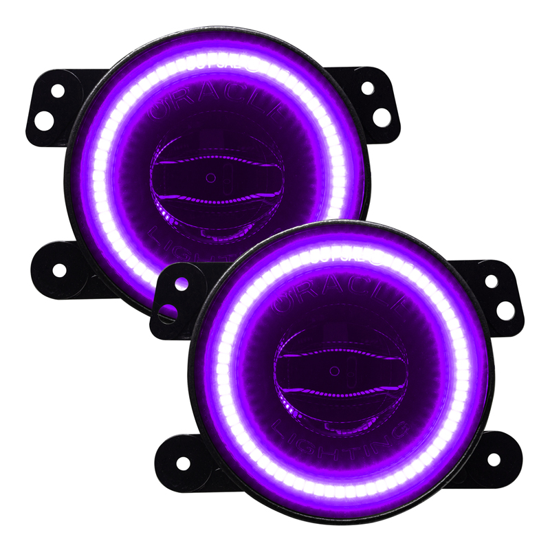 Oracle | High Performance Fog Lights, Dynamic ColorSHIFT - Gladiator / Wrangler (4xe) / Wrangler (JK) / Wrangler (JL) 2007-2024