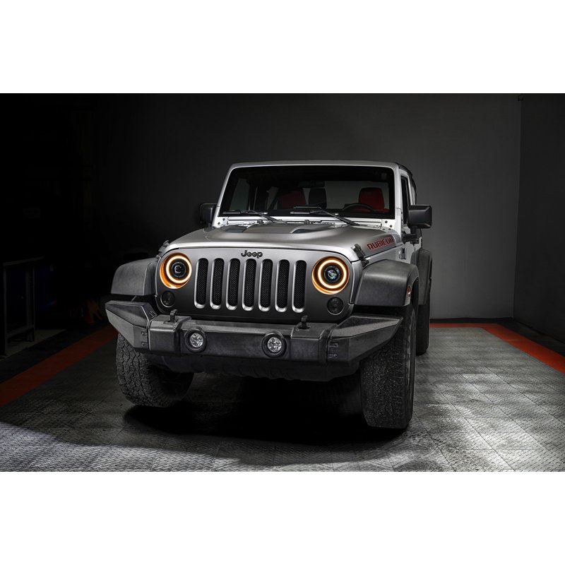 Oracle | ORACLE OculusTM 7in Switchback Bi-LED Projector Headlights for Jeep Wrangler JK - Wrangler (JK) 3.6L / 3.8L 2007-2018