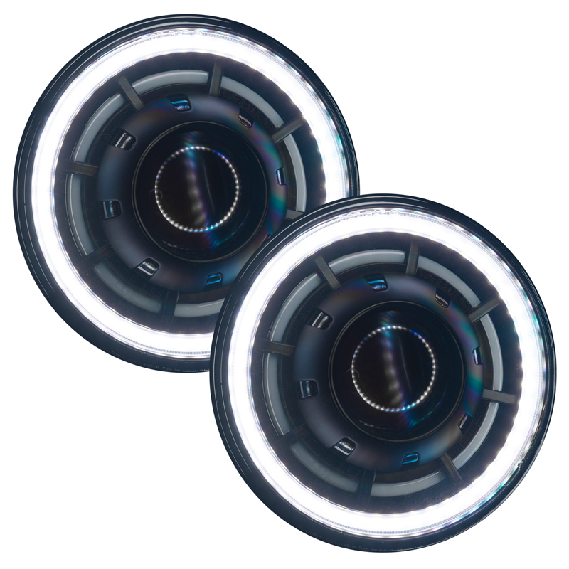 Oracle | ORACLE OculusTM 7in ColorSHIFT Bi-LED Projector Headlights for Jeep Wrangler JK - Wrangler (JK) 3.6L / 3.8L 2007-2018
