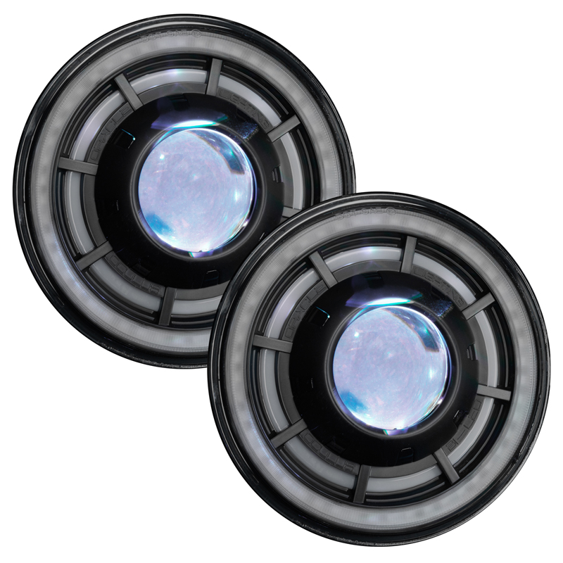 Oracle | ORACLE OculusTM 7in ColorSHIFT Bi-LED Projector Headlights for Jeep Wrangler JK - Wrangler (JK) 3.6L / 3.8L 2007-2018