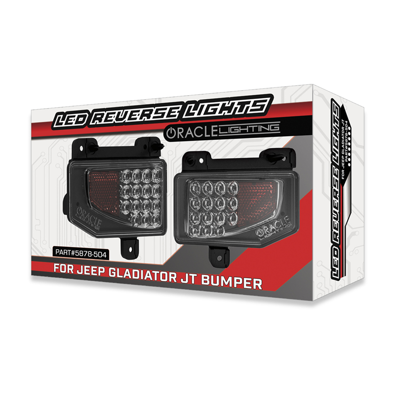 Oracle | ORACLE Lighting Rear Bumper LED Reverse Lights for Jeep Gladiator JT - Gladiator 3.0L / 3.6L 2020-2024