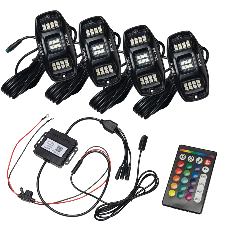 Oracle | ORACLE Lighting ColorSHIFT RGB+W Underbody Wheel Well Rock Light Kit (4 PCS)