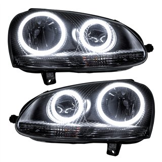 Oracle | SMD Pre-Assembled Headlights, Chrome Bezel, White - Jetta 2006-2010