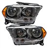 Oracle | SMD Pre-Assembled Headlights, Halogen, Chrome Bezel, ColorSHIFT 2.0 - Durango 3.6L / 5.7L 2011-2013