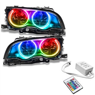 Oracle | Pre-Assembled Headlights, Halogen, ColorSHIFT - Simple - BMW 1999-2001