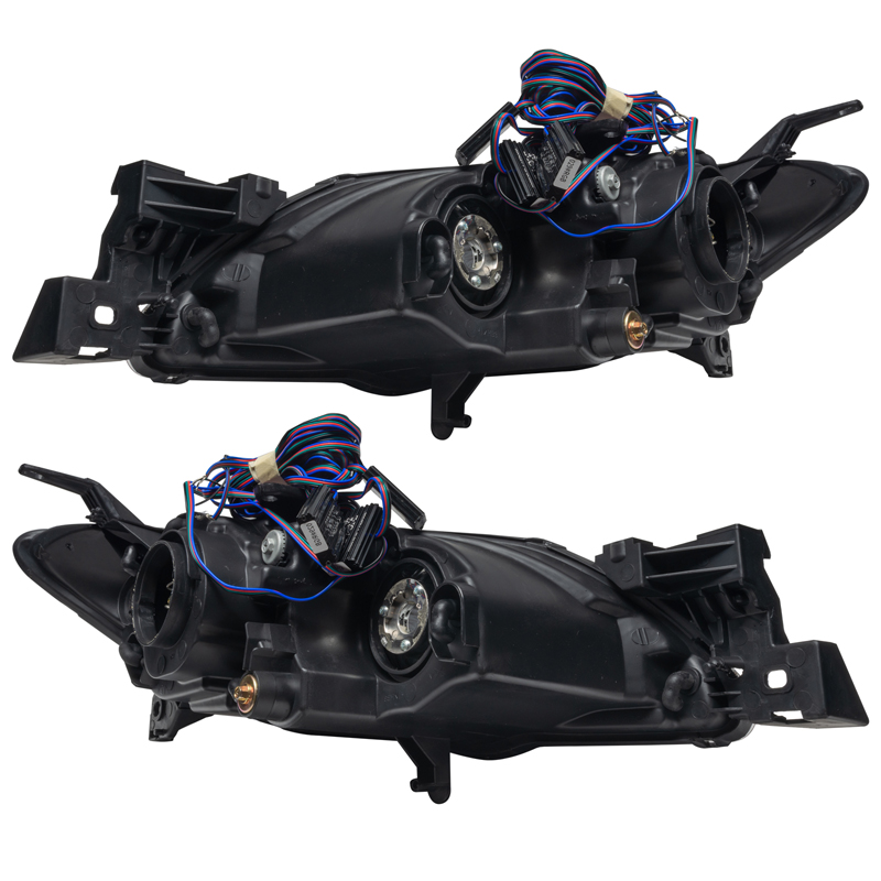 Oracle | SMD Pre-Assembled Headlights, Halogen Style, White - 3 2.0L / 2.3L 2004-2009