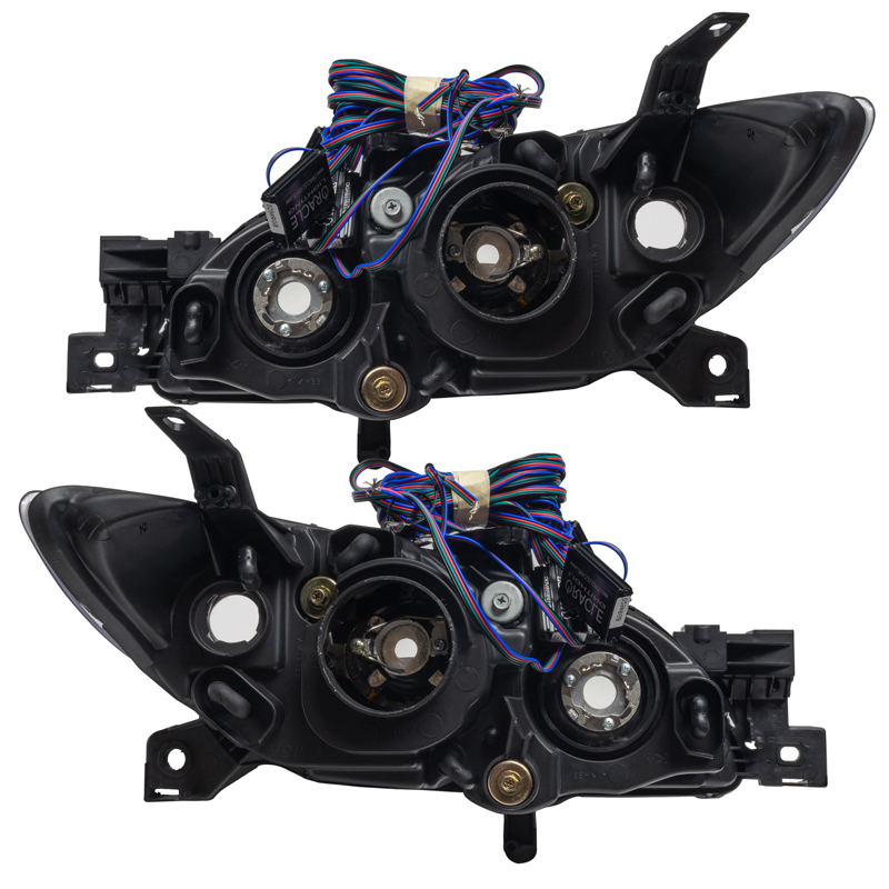 Oracle | SMD Pre-Assembled Headlights, Halogen Style, White - 3 2.0L / 2.3L 2004-2009