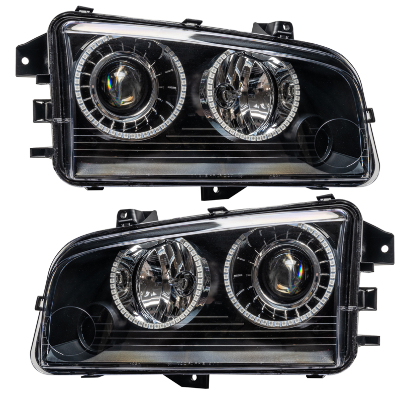 Oracle | SMD Pre-Assembled Headlights, HID, ColorSHIFT - No Controller - Charger 2008-2010