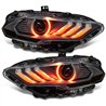 Oracle | 2018-2023 Ford Mustang Black Series Dynamic ColorSHIFT LED Headlights - Mustang 2.3T / 5.0L / 5.2L 2018-2023