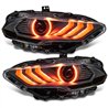 Oracle | 2018-2023 Ford Mustang Black Series Dynamic ColorSHIFT LED Headlights - Mustang 2.3T / 5.0L / 5.2L 2018-2023