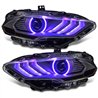 Oracle | 2018-2023 Ford Mustang Black Series Dynamic ColorSHIFT LED Headlights - Mustang 2.3T / 5.0L / 5.2L 2018-2023