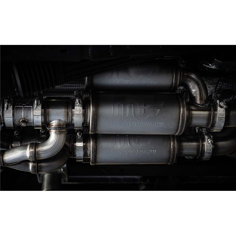 Magnaflow | Overland Series Stainless Cat-Back System - Bronco 3.0T 2022-2025