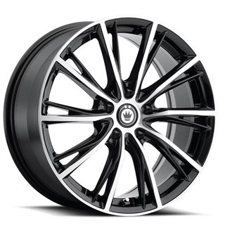 Konig | IMPRESSION 17X7.5 ET40 - Gloss Black W/ Machined Face