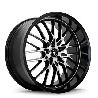 Konig | LACE 17X8.0 ET35 - Face Cut Black