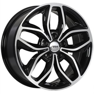 ART Replica | REPLICA 143 17x7.0 ET45 - Gloss Black - Machined Face