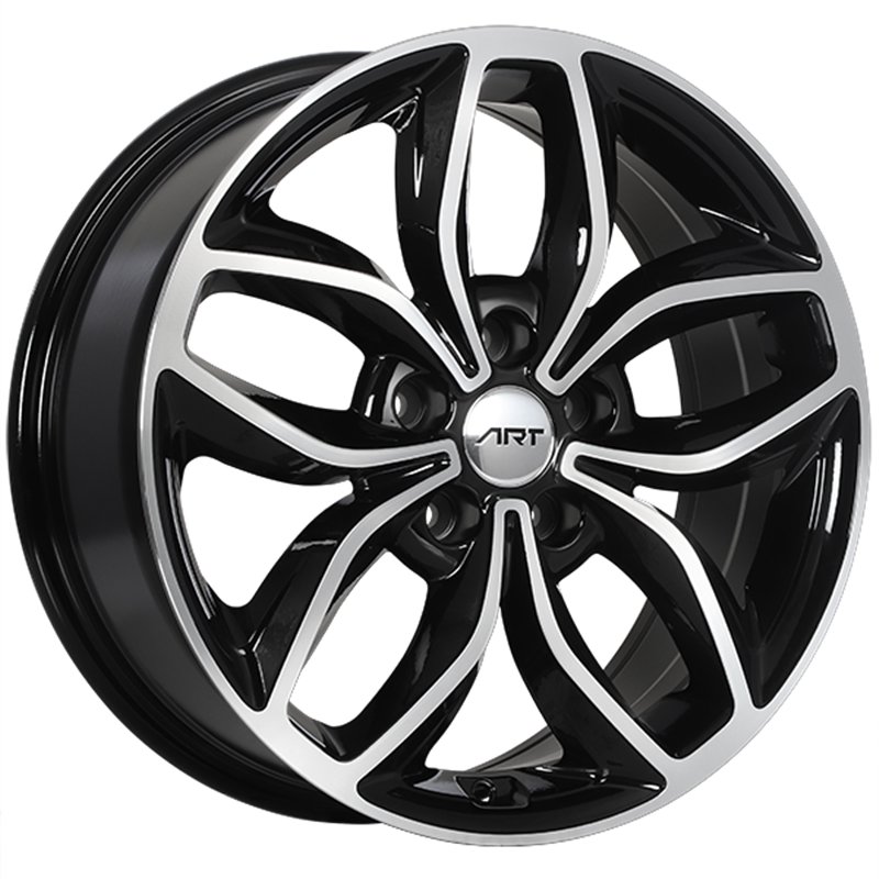 ART Replica | REPLICA 143 17x7.0 ET45 - Gloss Black - Machined Face