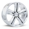 RTX | SMS 17x7.5 ET40 - Chrome / PVD