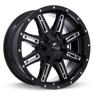 RTX | Ravine 17x8.0 ET0 - Black Milled