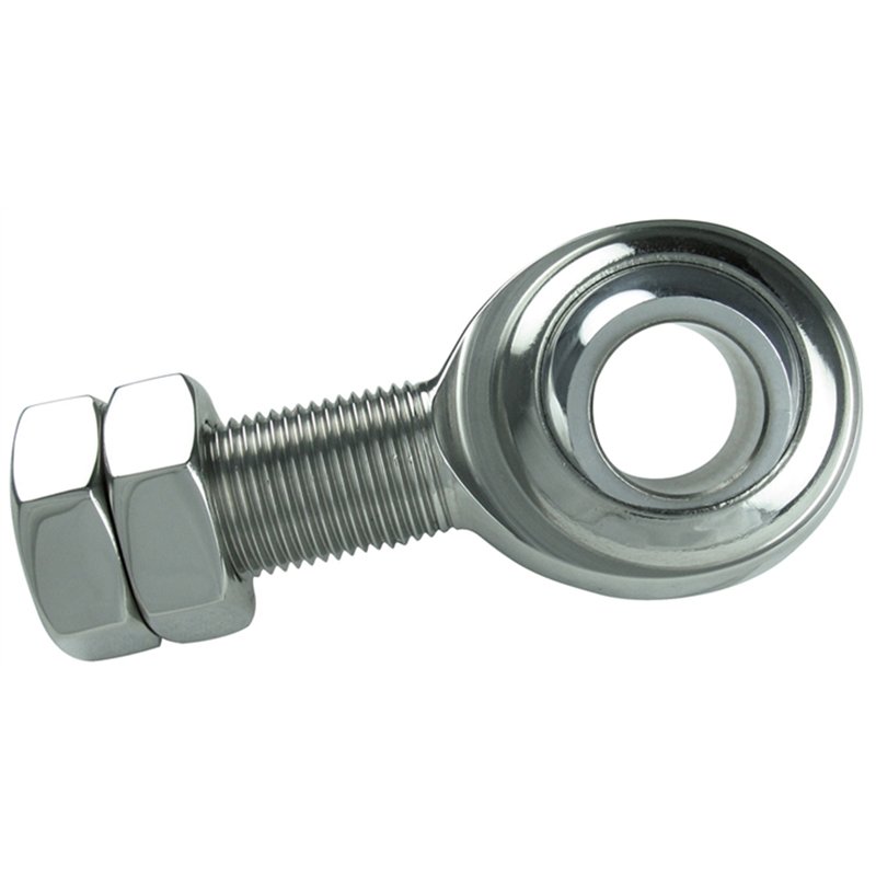 Borgeson | Steering Shaft Support Polished Stainless Rod End 3/4in. ID