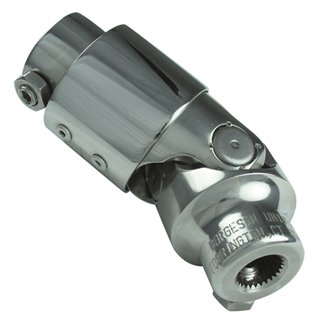 Borgeson | Steering U-Joint/Vibration Damper Polished Stainless 3/4-36 X 3/4DD