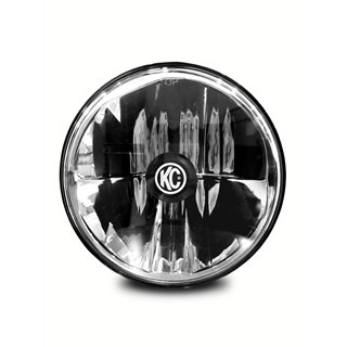 KC HiLiTES | Headlight Gravity LED 7in. DOT TJ/H4 (ea) - Wrangler 2.4L / 2.5L / 4.0L 1997-2006