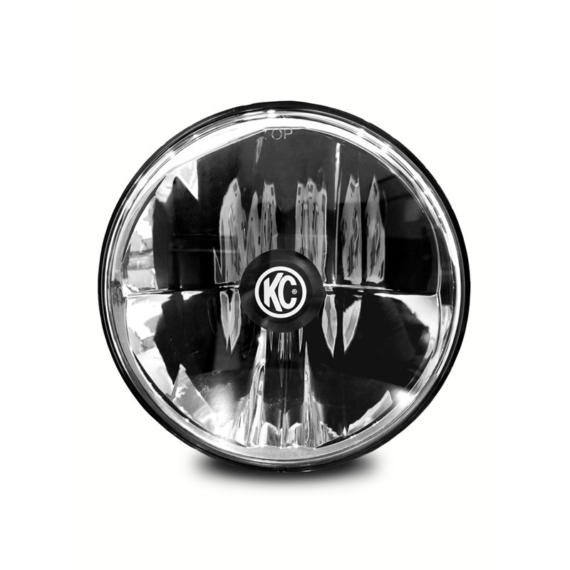 KC HiLiTES | Headlight Gravity LED 7in. DOT TJ/H4 (ea) - Wrangler 2.4L / 2.5L / 4.0L 1997-2006