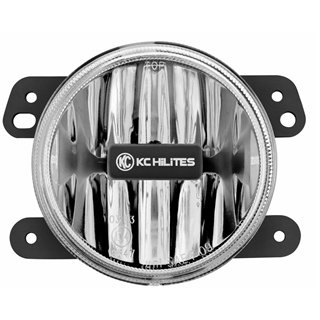 KC HiLiTES | Jeep JK Gravity LED G4 Clear Fog SAE/ECE 10-18 (ea) - Wrangler (JK) / Wrangler (JL) 3.6L / 3.8L 2010-2018