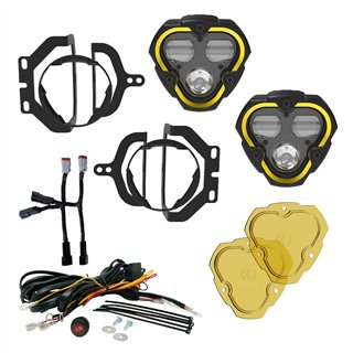 KC HiLiTES | KC FLEX ERA 3 LED 3.5in SAE Fog 2-Light Master Kit Jeep - Gladiator / Wrangler (4xe) / Wrangler (JL) 2018-2024