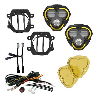 KC HiLiTES | KC FLEX ERA 3 LED 3.5in SAE Fog 2-Light Master Kit Subaru - Crosstrek / Forester 2.0L / 2.5L 2014-2024