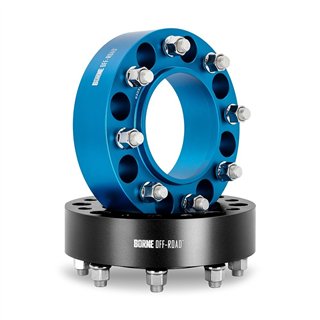 Mishimoto | Wheel Spacers, 8X165.1, 121.3mm Center Bore, M14 X 1.5, 50mm Thick, Black - Ram 2500 / 3500 6.7L 2018-2023