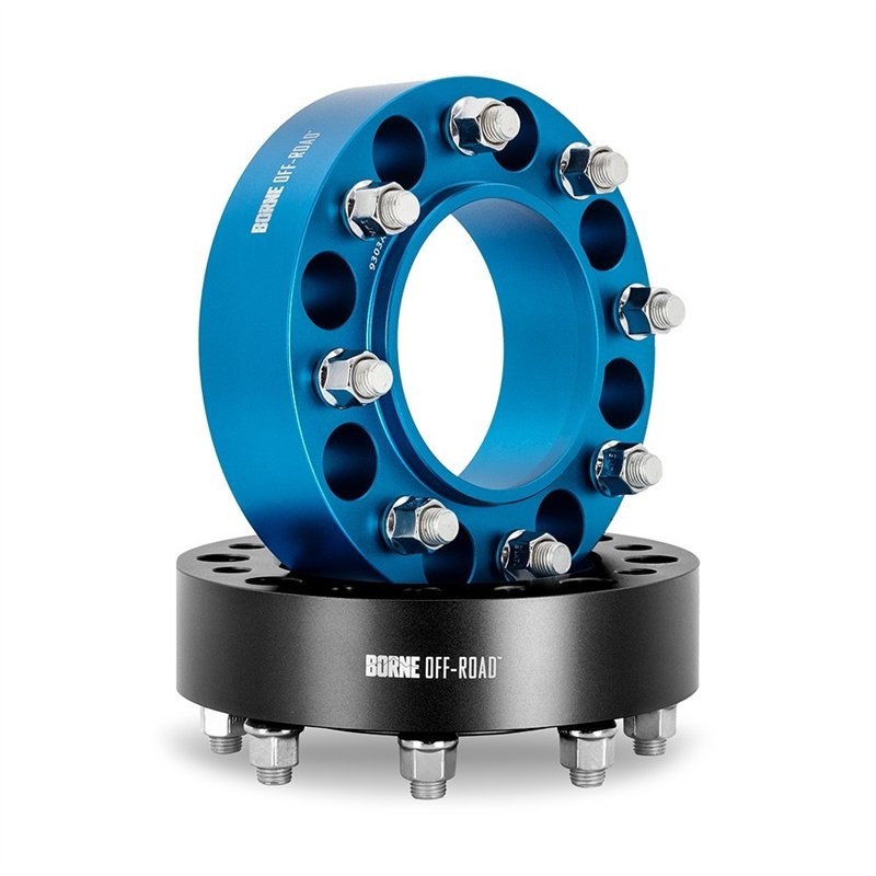 Mishimoto | Wheel Spacers, 8X165.1, 121.3mm Center Bore, M14 X 1.5, 50mm Thick, Black - Ram 2500 / 3500 6.7L 2018-2023