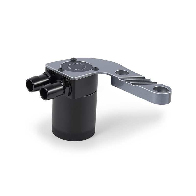 Mishimoto | Baffled Oil Catch Can, fits BMW F8X M3/M4 2015-2020, Frozen Dark Grey Metallic - M3 / M4 / M4 CS / M4 GTS 3.0T 2015-