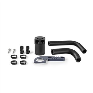 Mishimoto | Baffled Oil Catch Can, fits BMW F8X M3/M4 2015-2020, Mineral Gray Metallic - M3 / M4 / M4 CS / M4 GTS 3.0T 2015-2020