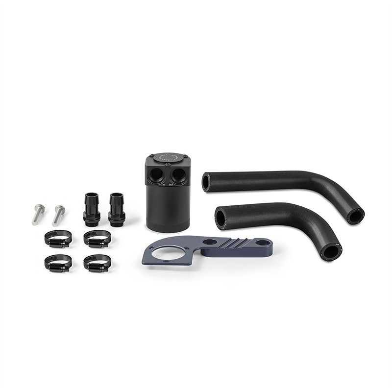 Mishimoto | Baffled Oil Catch Can, fits BMW F8X M3/M4 2015-2020, Mineral Gray Metallic - M3 / M4 / M4 CS / M4 GTS 3.0T 2015-2020