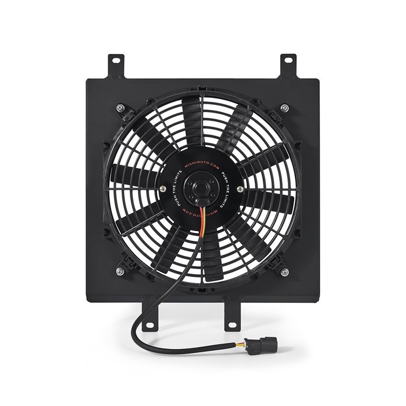 Mishimoto | Performance Aluminum Fan Shroud Kit, fits Honda Civic 1992-2000, Black - Civic / Civic del Sol 1.5L / 1.6L 1992-2000