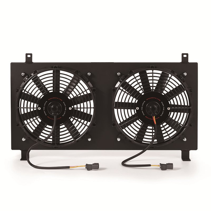 Mishimoto | Aluminum Fan Shroud Kit, fits Acura RSX 2002-2006, Black - RSX Base / Type-S 2.0L 2002-2006