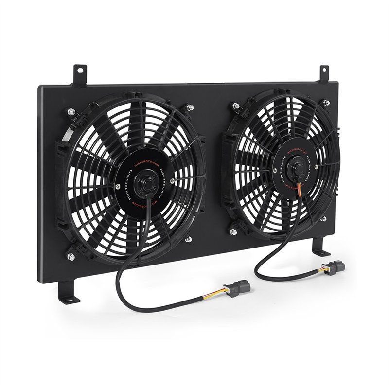 Mishimoto | Aluminum Fan Shroud Kit, fits Acura RSX 2002-2006, Black - RSX Base / Type-S 2.0L 2002-2006